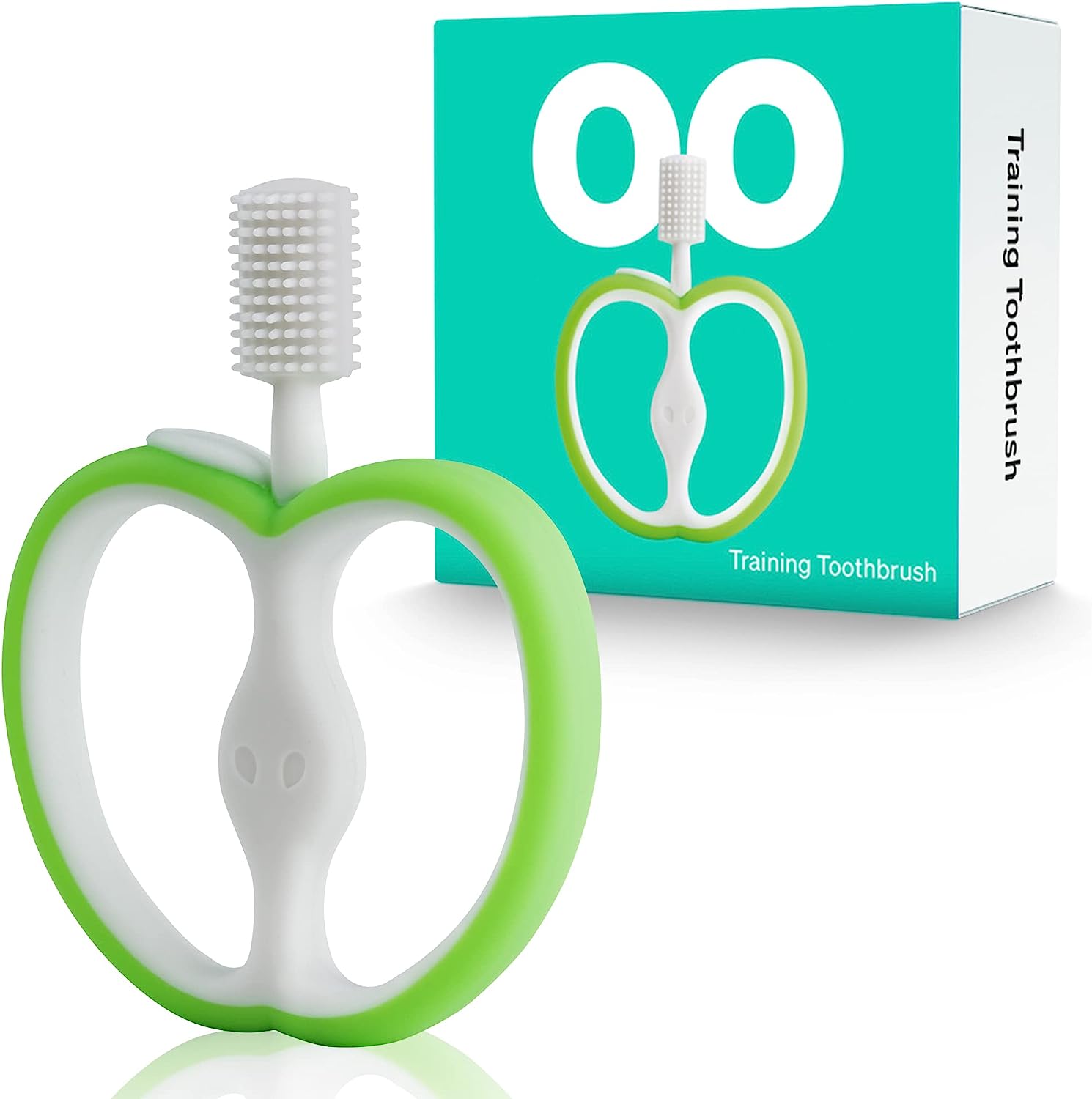 230816024231649_1 LoveNoobs Training Baby Toothbrush, 360° Teething Toothbrush for Toddlers, Baby Beginner Training Toothbrush, Silicone Toothbrush Toddler, Safe Baby First Toothbrush, Teethers for Babies,Teething Toys - Image 1